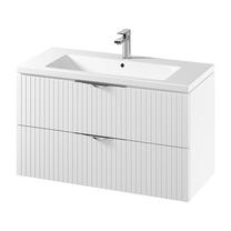 Шкафчик для ванной с раковиной Cersanit Tirso Como, белый цв., 45.5 см x 100 см x 59.6 см