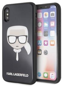 Telefona vāciņš Karl Lagerfeld, melna krās., Apple
