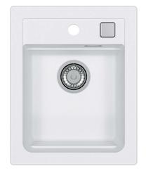 Кухонная мойка Alveus Atrox 10, гранит, 50 см x 40 см x 19.5 см, белый цв.