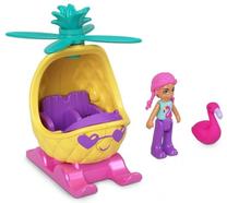 Комплект Mattel Polly Pocket Polly Pocket Helicopter Pineapple HKV61, многоцветный
