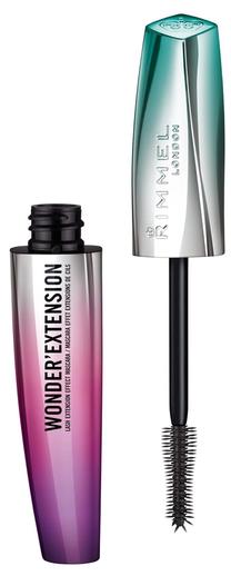 Blakstienų tušas Rimmel London Wonder'Extension, 11 ml, very black sp. 1