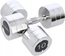 Svaru komplekts HMS Chrome Dumbbells, 2 x 10 kg