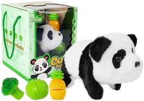 Rotaļu dzīvnieks Panda, 19 cm, universāls, balta krās./melna krās.