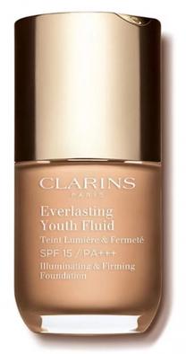 Skystas makiažo pagrindas Clarins Everlasting Youth Fluid, SPF 15, šviesiai ruda sp., 108.3 organza, 30 ml