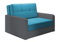 Sofa-lova Idzczak Meble Top 2 M06453, mėlyna sp., 132 x 104 cm x 92 cm