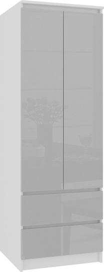 Шкаф Akord Furniture Factory Star K60, металлический цв., 60 см x 51.5 см x 180 см