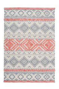 Ковер комнатные Arte Espina Ethnic 200, серый цв./розовый цв., 150 см x 80 см