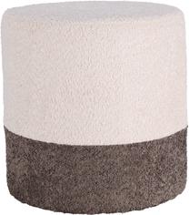 Pufas Home Styling Collection, kreminė sp./ruda sp., 35 cm x 35 cm x 34 cm