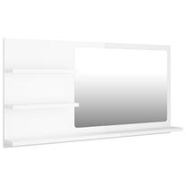 Spogulis VLX 805021, stiprināms, 90 cm x 45 cm, spīdīgi balta krās.