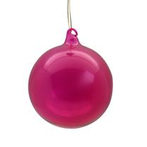 Eglutės žaisliukas Giocoplast Natale, raudona sp., 8 cm, 8 cm, stiklas