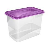 Toidukarp Keeeper 2248, 7.2 l, 29 cm x 19 cm, läbipaistev v./violetne v.