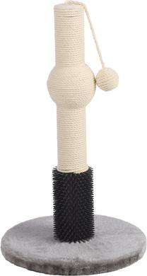 Kaķu skrāpējamais stabs Flamingo Alize, 30 cm x 30 cm x 52.5 cm, Balta krās.