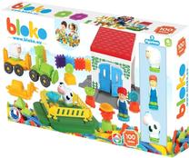 Конструктор Mochtoys Bloko Farm, 100 шт., многоцветный