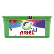 Skalbimo kapsulės Ariel Color, 26 vnt.