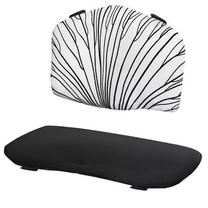 Maitinimo kėdučių priedai KinderKraft Cushion, balta sp./juoda sp.