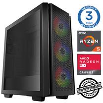 Stacionārs dators Intop RM71859NS AMD Ryzen 5 5600X, DDR4 16 GB, SSD+HDD 1 TB 4 TB, AMD Radeon RX 580 8 GB GDDR5