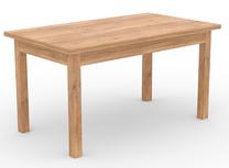 Valgomojo stalas išskleidžiamas ADRK Rodos 81, rusva sp., 140 - 180 cm x 80 cm x 76 cm