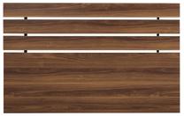 Lovos galvūgalis Kalune Design Fuga, 3 cm x 150 cm, 100 cm, riešuto sp.