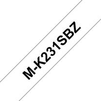 Etikečių juosta Brother MK231SBZ, 400 cm