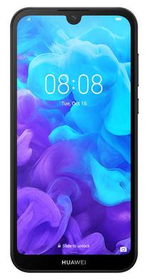 Mobilusis telefonas Huawei 2019, juoda sp. Prekė su pažeista pakuote.