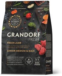 Sausas šunų maistas Grandorf Fresh Lamb, ėriena, 3 kg