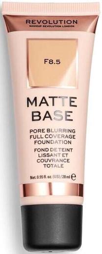 Skystas makiažo pagrindas Makeup Revolution London Matte Base, f8.5, 28 ml