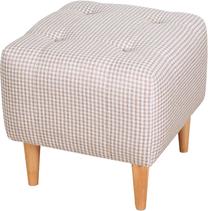 Pufas Hanah Home Dotted 209FLF1171, kreminė sp., 43 cm x 43 cm x 43 cm