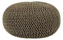 Pufas LABEL51 Knitted 432817, žalia sp., 70 cm x 70 cm x 35 cm