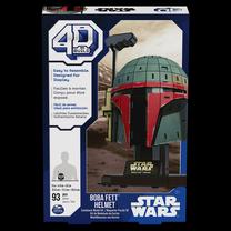 4D dėlionė Spin Master Boba Fett Helmet 6069822, 12.6 cm x 11.1 cm, 93 vnt., įvairių spalvų