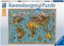Dėlionė Ravensburger World Of Butterflies 15043, 36 cm x 49 cm, 500 vnt., įvairių spalvų