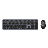 Belaidis klaviatūros ir pelės komplektas Keychron B6 Pro + BM24 Wireless Combo KCBD4, Anglų (US), juoda sp./pilka sp.