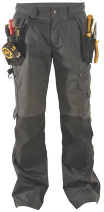 Kelnės Dewalt, juoda sp./pilka sp., 30/33 dydis