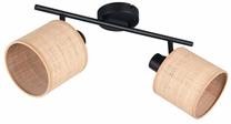 Šviestuvas lubų Reality Aimee R81852036, E14, 2 x 10 W, ruda sp. / juoda sp.