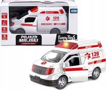 Игрушечная машина скорой помощи Artyk Ambulance 449948, белый цв./красный цв.