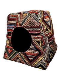 Kaķu māja Kalune Design Mei, daudzkrāsaina, 42 cm x 42 cm