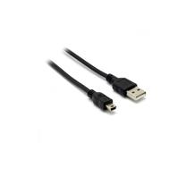 Adapteris 4World USB 2.0 A male, USB 2.0 B male, 5 m, juoda sp.