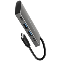 USB šakotuvas Axagon HMC-4G2, pilka sp. Prekė su pažeista pakuote.