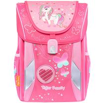 Skolas mugursoma Tiger Family Pro 2 Pink Unicorn, rozā krās., 38 cm x 30 cm x 20 cm
