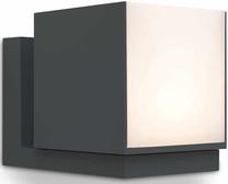 Õue seinavalgusti Lutec Cuba, 12.2W, LED, IP54, tumehall v., 10 cm x 14.8 cm