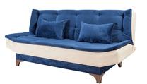 Sofa-lova Hanah Home Kelebek 867UNQ1303, kreminė sp./mėlyna sp., 85 x 190 cm x 85 cm