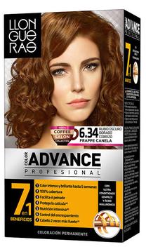Matu krāsa Llongueras Color Advance, rubio oscuro dorado cobrizo krās., Rubio Oscuro Dorado Cobrizo 6.34, 125 ml