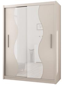 Spinta Stolar Tokyo 5 2, balta sp., 203 cm x 61 cm x 215 cm, su veidrodžiu