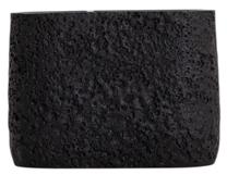 Стакан для зубных щеток Homla Volcano 773075, черный цв., 13 см x 10 см x 6.5 см