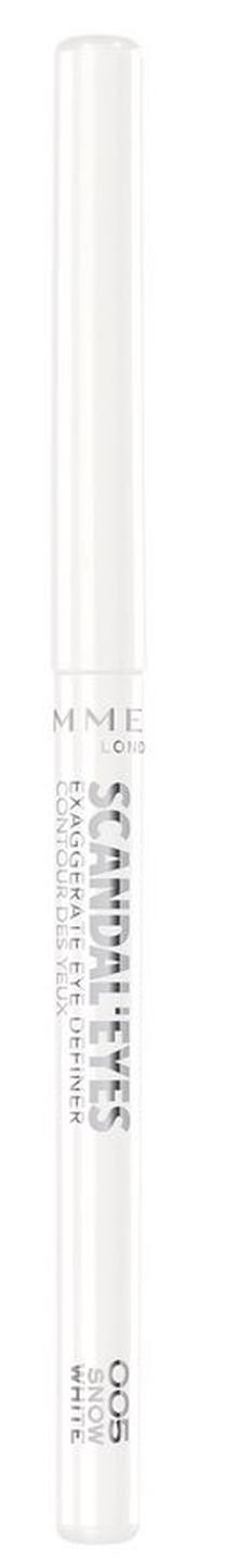 Acu zīmulis Rimmel London Scandaleyes, balta krās. 005 snow white