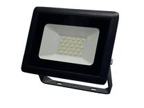 Prožektors bez kustības sensora, stiprināms pie sienas Okko E011EI E011EI, 20 W, 1600 lm, 4000 °K, IP65, melna krās.
