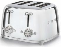 Tosteris Smeg TSF03SSEU, sudraba krās.