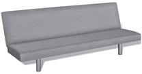 Sofa-lova VLX Polyester, pilka sp., 168 x 76 cm x 66 cm