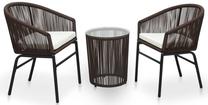 Lauko baldų komplektas VLX 3 Piece Bistro Set w/ Cushions