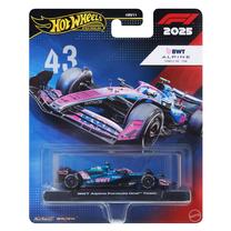 Rotaļlieta automašīna Mattel Hot Wheels Premium F1 Alpine Franco Colapinto JKD94, 1:64, zila krās./rozā krās.