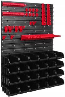 Laikiklis Tool Wall With Shelves, 57.6 cm, juoda sp./raudona sp.